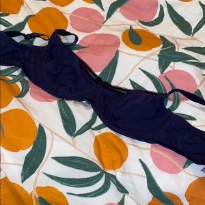 Savage x Fenty 38DD navy soft cup bra